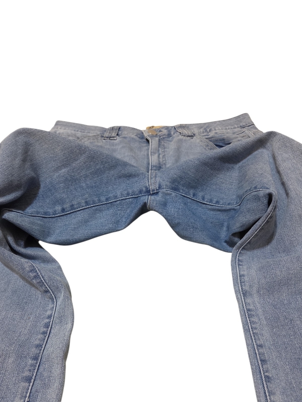 Democracy Light Wash Distressed Jeans Size 16 - Picture 6 of 14